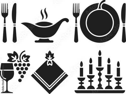 Modern Meal Symbol Collection

