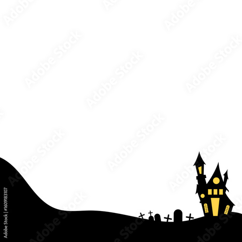 Halloween Footer Illustration