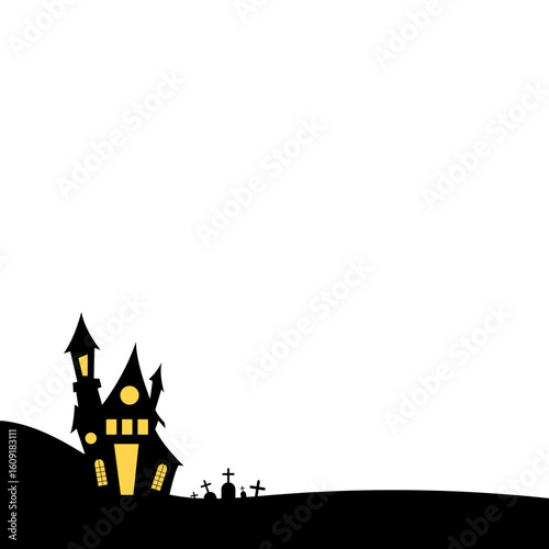 Halloween Footer Illustration