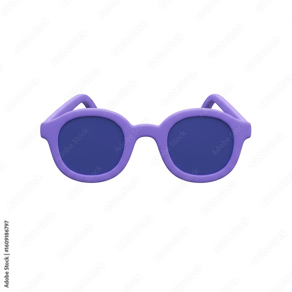 Fototapeta premium 3D Violet Sunglasses