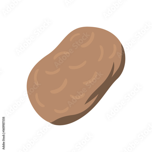 Illustration of Rustic Potato Illustration: Perfect for Food Blogs & Culinary Designs vector