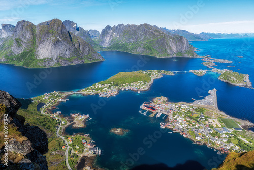 View of Reine from Reinebringen