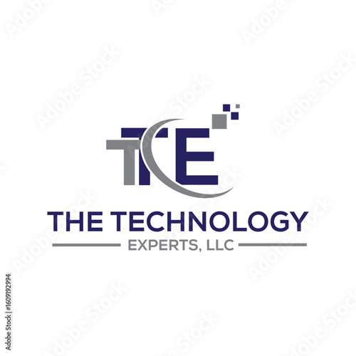 The **Technology logo** features sleek, futuristic typography with dynamic digital elements, symbolizing innovation, connectivity, and progress for a modern, tech-driven brand identity.
