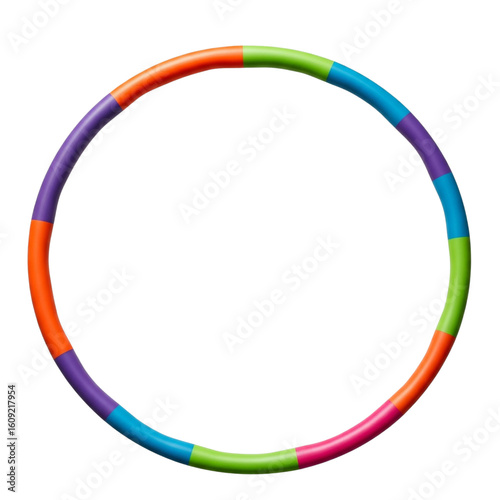 Hula hoop isolated on transparent or white background, png