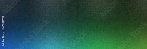 Digital Tech Blue Green Gradient Background for Data, AI, Science. Fintech Pixel Grid Pattern for Finance, Blockchain or Business Forum. BG for Machine Learning and Medical Research. Vector backdrop.