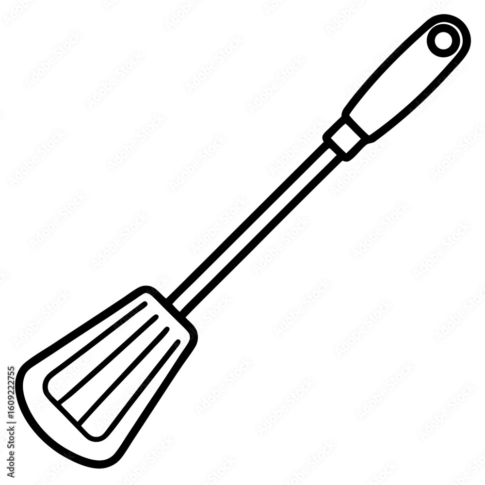 Minimalist Spatula Art Vector Minimalist Spatula Art Vector