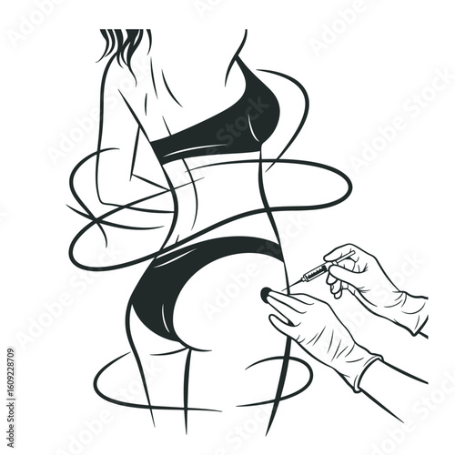 Buttocks Injection, Body Contouring, Silhouette Procedure