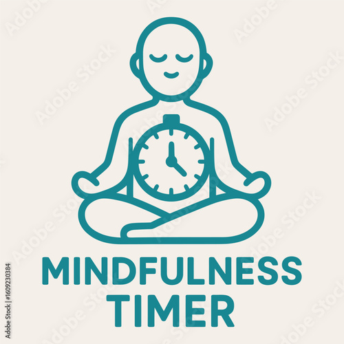 A man is sitting on the floor with his hands on his knees. He is looking at a clock that is on the wall. The clock is showing the time as 10:00