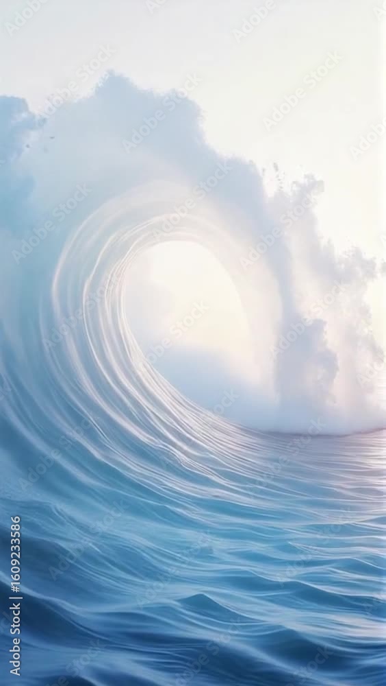 wave, ocean, sea, water, blue, surfing, beach, nature, foam, sky, trave