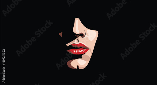 Mysterious Woman's Face