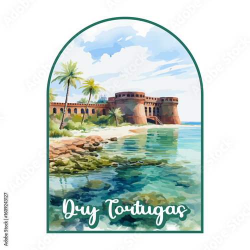 Dry Tortugas USA National park, Retro National park, United States of America National Park, national park service, Dry Tortugas national park
