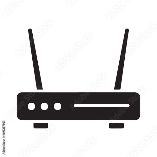 router antenna icon vector illustration