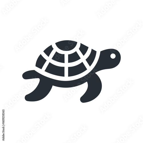 Turtle icon. Symbol, logo illustration