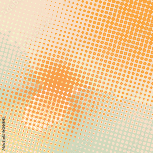 Abstract pop art creative concept. Colorful polka dots retro comics background. Cartoon modern halftone pattern. Design for poster, card, sale banner, empty bubble.