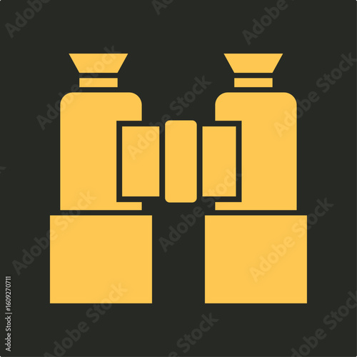 Binoculars trendy applicable important vector Illustration design lovely colorful background