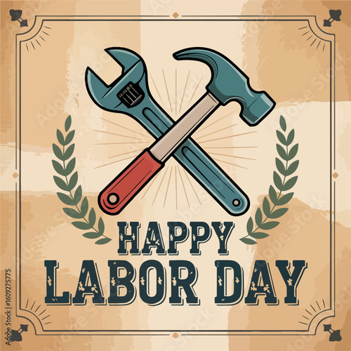 Happy labor day typography , Happy labor day lettering ,  labor day 