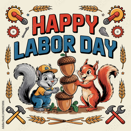 Happy labor day typography , Happy labor day lettering ,  labor day 