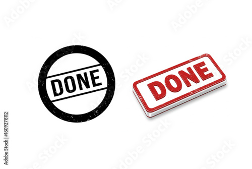 Get it done quickly with these completion stamps, perfect for project management and task tracking success.