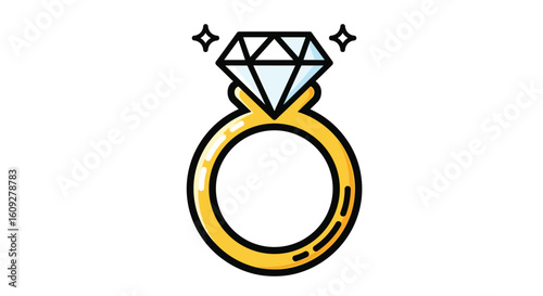 Exquisite diamond engagement ring wedding promise jewelry fashion accessory