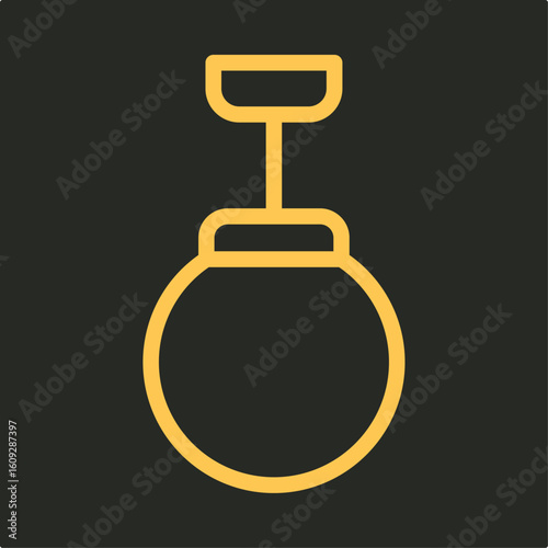 Lamp trendy applicable important vector Illustration design attractive colorful background