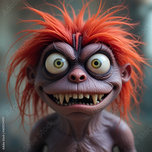 Krumm monster having two eyes