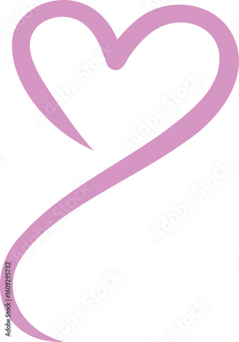 Coeur rose