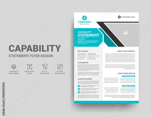 Capability Statement Template Design	