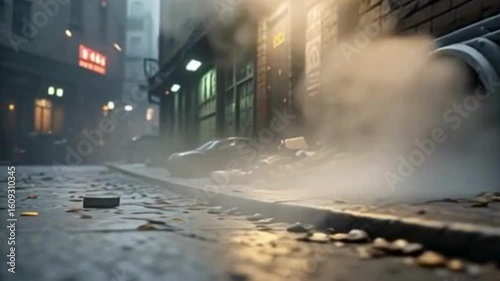 photorealistic close-up of a dirty, mangy street rat