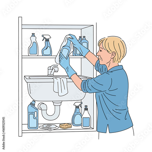 Cleaning Supplies Home Organization