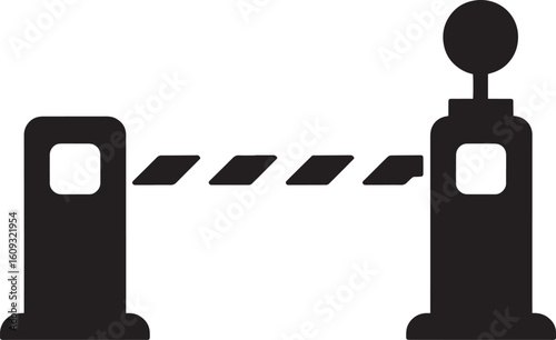 Barrier gate security checkpoint access control vector