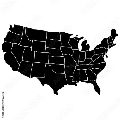 map of united states usa