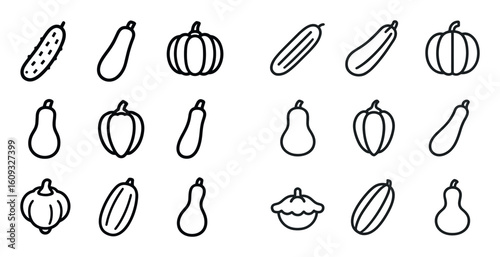 Gourd Icon Grid
