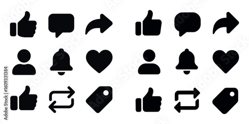 Minimal Social Media Icons