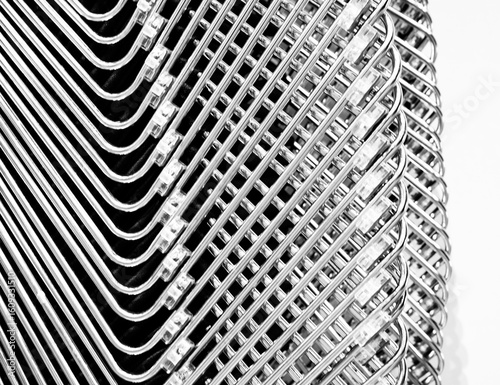 Wallpaper Mural abstract metal model from stapled chairs Torontodigital.ca