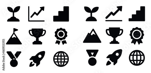 Startup Growth Icons