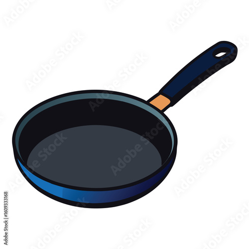 Frying Pan Skillet Cookware Isolated Background