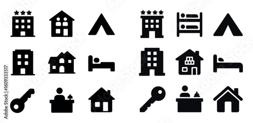 Travel Icons Grid