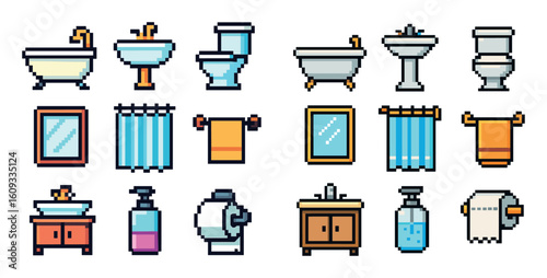 Bathroom Icon Grid