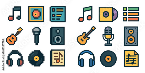 Music Icon Grid