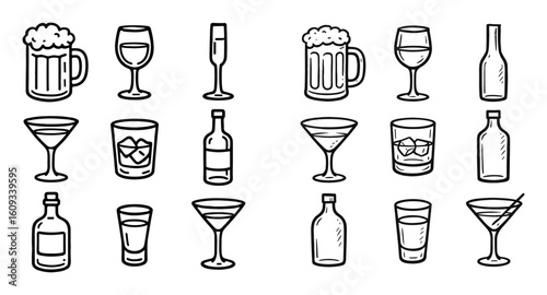 Classic Beverage Icons