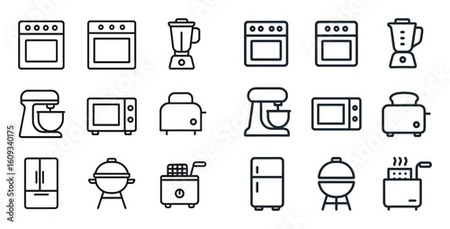 Minimalist Kitchen Icons