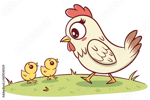 hen and chicks