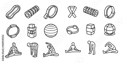 Fitness Icons Grid