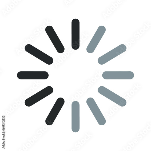 loading icon. simple buffer loader for website, video or app ui