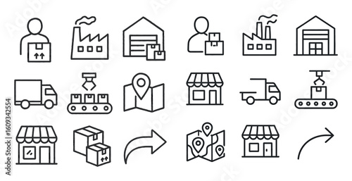Logistics Icon Grid