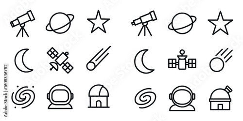Minimalist Science Icons