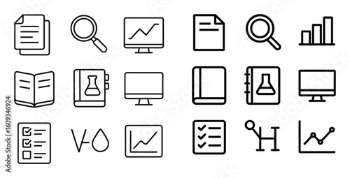 3D Science Icons