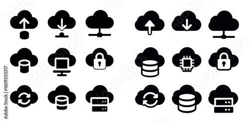 Cloud Analytics Icons