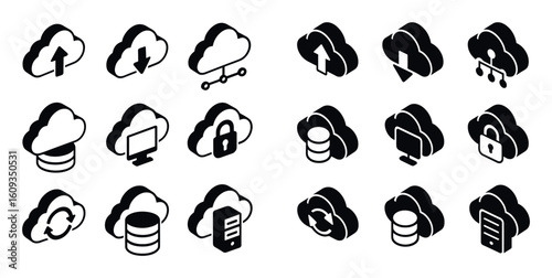 Cloud Analytics Icons