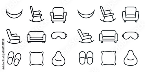 Minimalist Sleep Icons